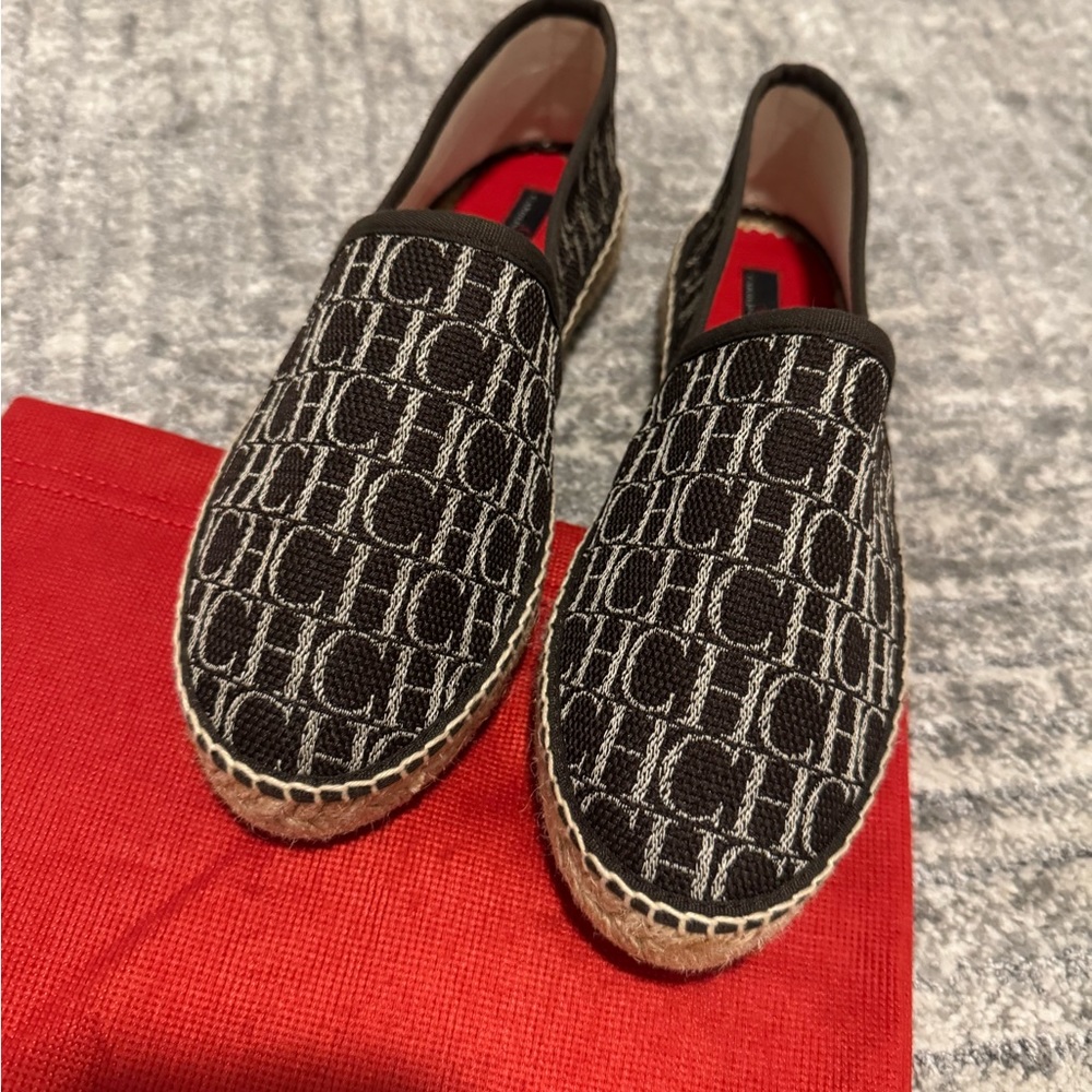 CH Logo Espadrille Flats